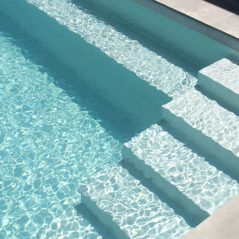 Schwimmbadfolie deluxe STONEFLEX, 25,00 x 1,65 Meter silber